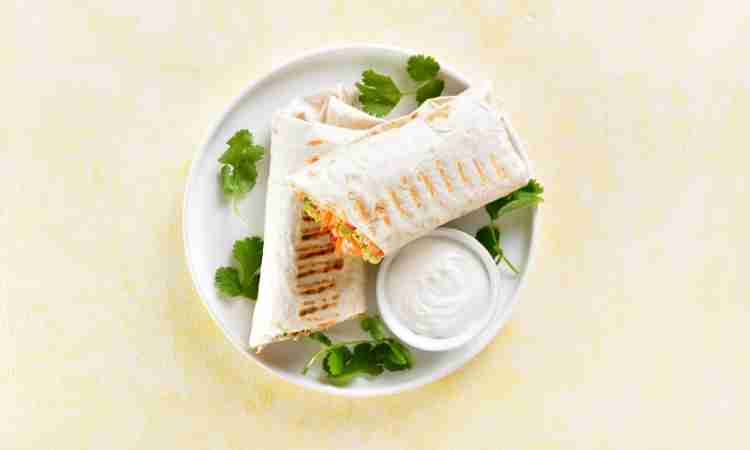 Veggie-Packed Wraps with Hummus and Whole Wheat Tortillas