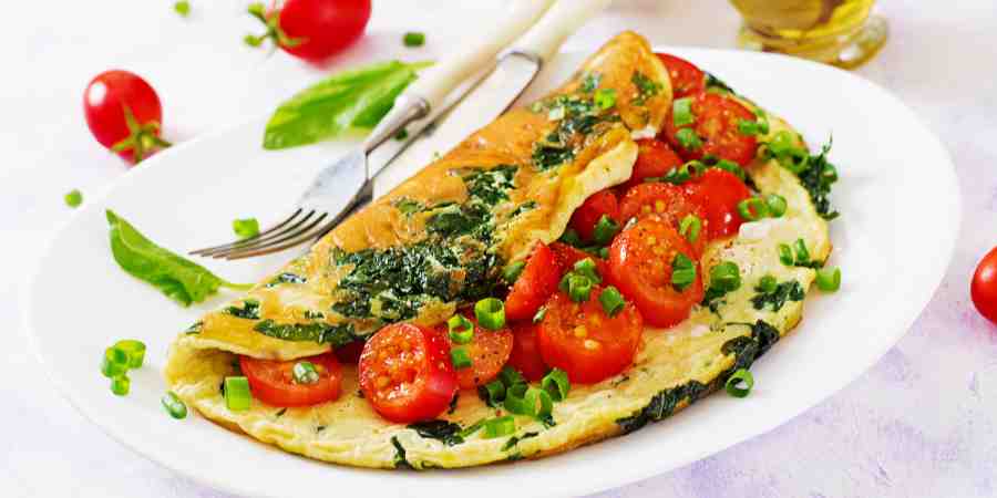 Veggie Omelette Wrap