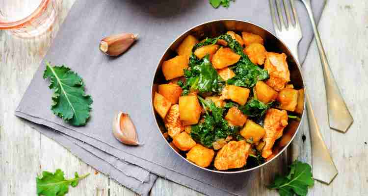 Sweet Potato and Kale Bowl