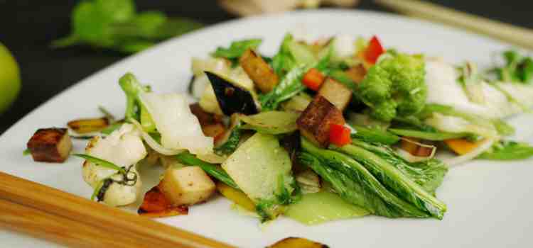 Stir-Fried Veggies with Tofu