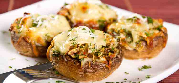 Caprese Stuffed Portobello Mushrooms