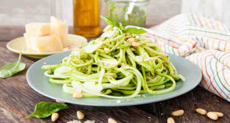 Zucchini Noodles with Pesto