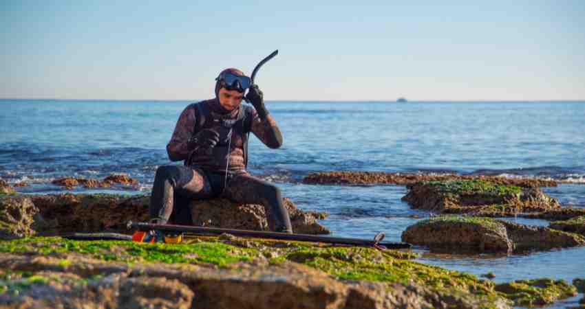 Improvised Spearfishing