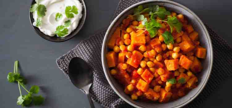 Sweet Potato and Chickpea Mash